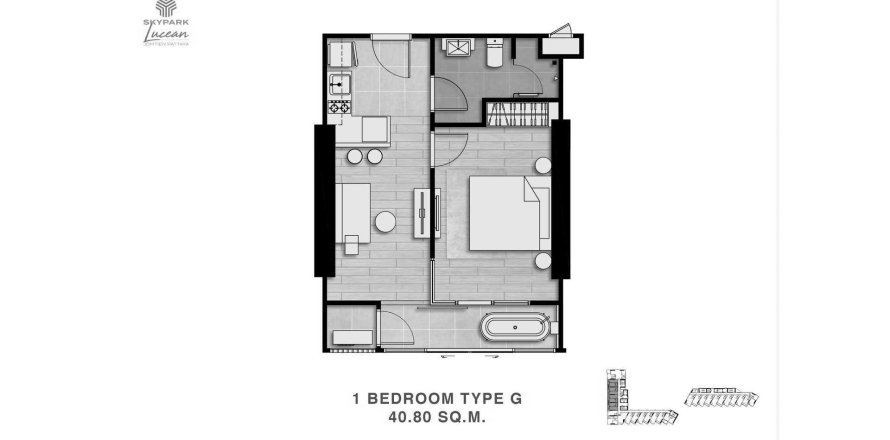 ЖК Skypark Lucean Jomtien Pattaya в Чонбури, Таиланд № 75690 - фото 1