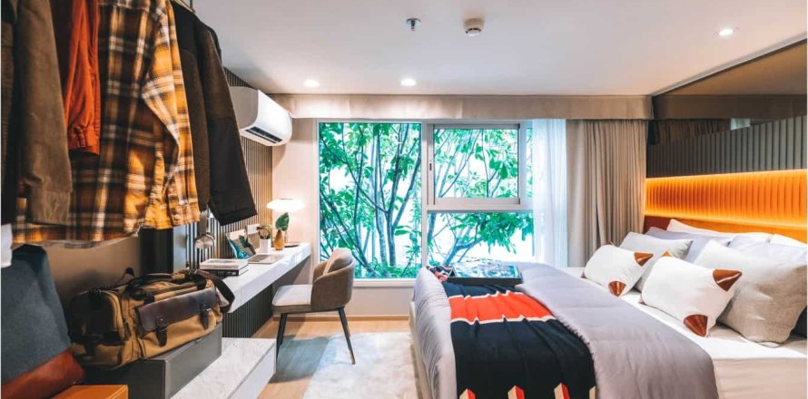 Condo à Bangkok, Thaïlande, 1 chambre  № 166675