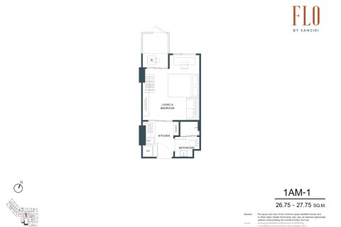 Condo à Thonburi, Bangkok, Thaïlande, 1 chambre  № 166725 - photo 11