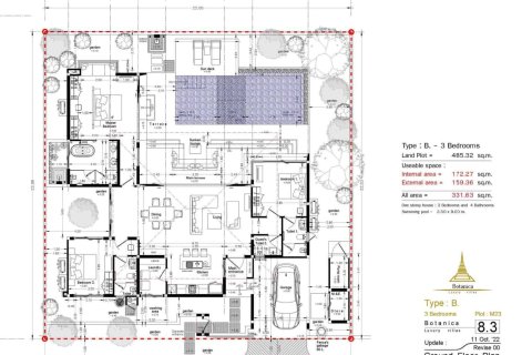 Villa in Bang Tao, Thailand 3 bedrooms № 166727 - photo 8