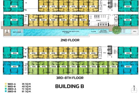 Condo in Bang Tao, Thailand, 1 bedroom  № 166398 - photo 15