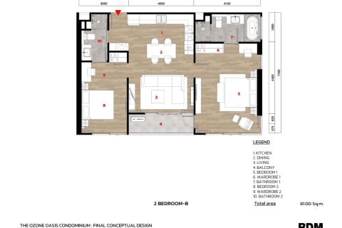 Condo à Bang Tao, Thaïlande, 2 chambres № 166395 - photo 13