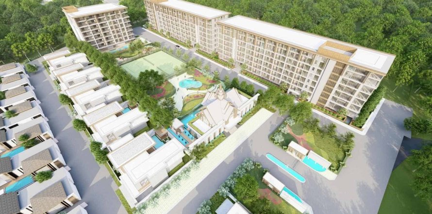 Condo à Bang Tao, Thaïlande, 3 chambres  № 166394