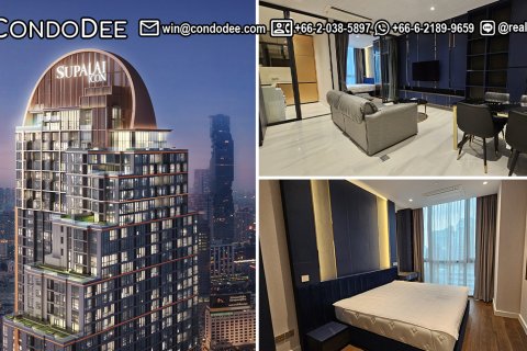 Condo in Sathon, Bangkok, Thailand, 2 bedrooms № 201108