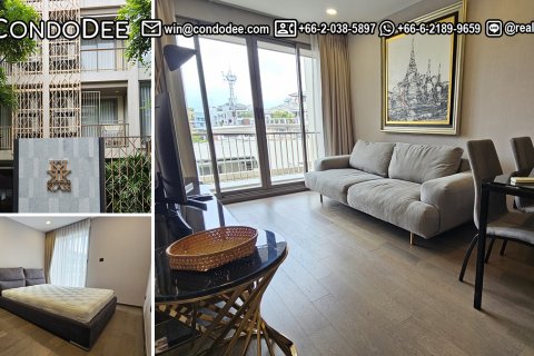 Condo à Bang Rak, Bangkok, Thaïlande, 2 chambres  № 201111 - photo 1
