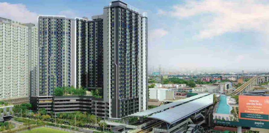 Condo à Bangkok, Thaïlande, 1 chambre  № 208806