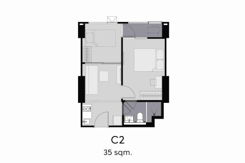 Condo à Bangkok, Thaïlande, 1 chambre № 208807 - photo 9