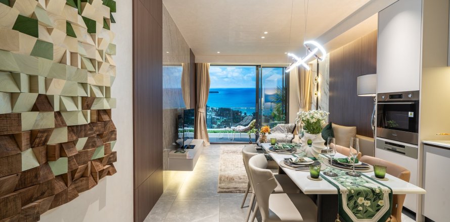 Квартира в Ayana Heights Seaview Residence, Пхукет, Таиланд с 2 комнатами  № 162236