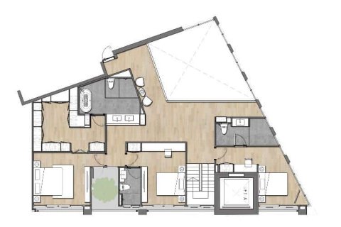 Penthouse in Bangkok, Thailand 3 bedrooms № 166858 - photo 2