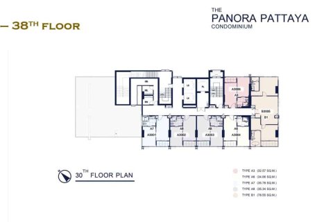 Кондоминиум с 2 спальнями в Паттайе, Таиланд № 166854 - фото 24