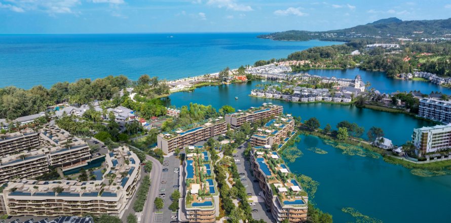 Квартира в Пхукете, Таиланд с 2 спальнями  № 155416