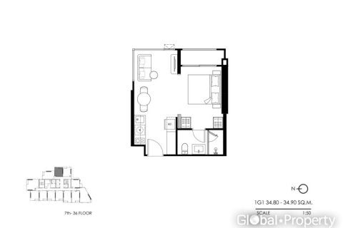 Condo in Pattaya, Thailand, 1 bedroom  № 146586 - photo 29