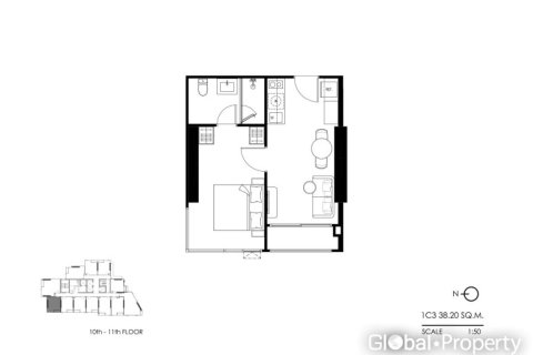 Condo in Pattaya, Thailand, 1 bedroom  № 146586 - photo 25