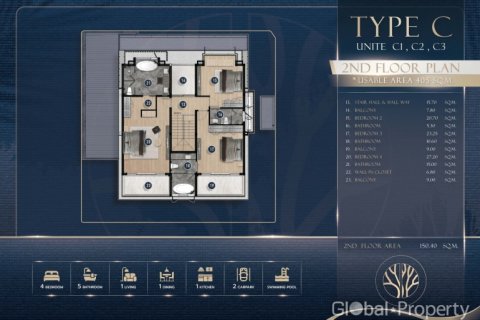 Maison à Pattaya, Thaïlande 4 chambres № 146580 - photo 16