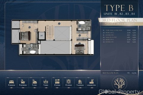 House in Pattaya, Thailand 4 bedrooms № 146581 - photo 6