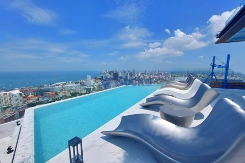 Condo à Pattaya, Thaïlande, 2 chambres  № 196056