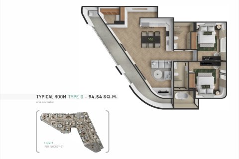 Condo à Bang Tao, Thaïlande, 2 chambres  № 165425 - photo 15