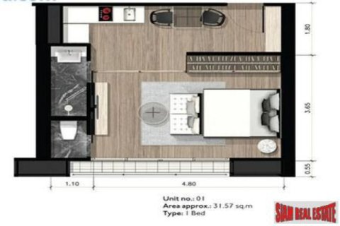 Appartement à Bangkok, Thaïlande 1 chambre № 192949 - photo 3
