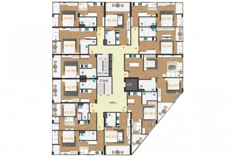 Квартира в Пхукете, Таиланд с 1 спальней № 144308 - фото 23