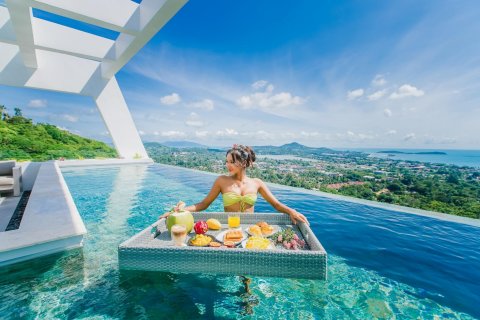 Вилла в Самуи, Таиланд с 3 спальнями  № 146111 - фото 9