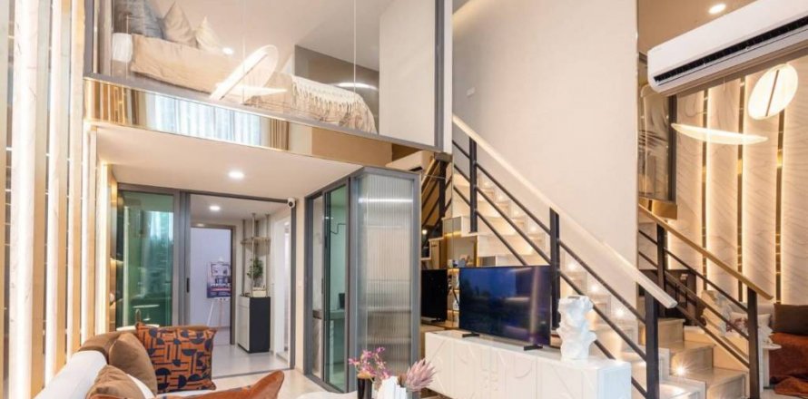 Кондоминиум с 1 спальней в Дин Даенге, Бангкок, Таиланд № 144513