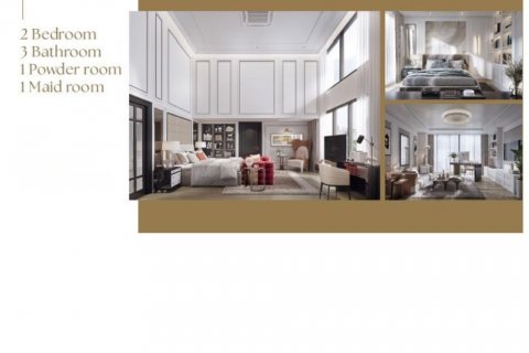 Пентхаус в Хуай Кванге, Бангкок, Таиланд с 2 спальнями № 137489 - фото 1