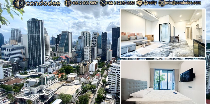 Condo à Watthana, Bangkok, Thaïlande, 2 chambres № 200971