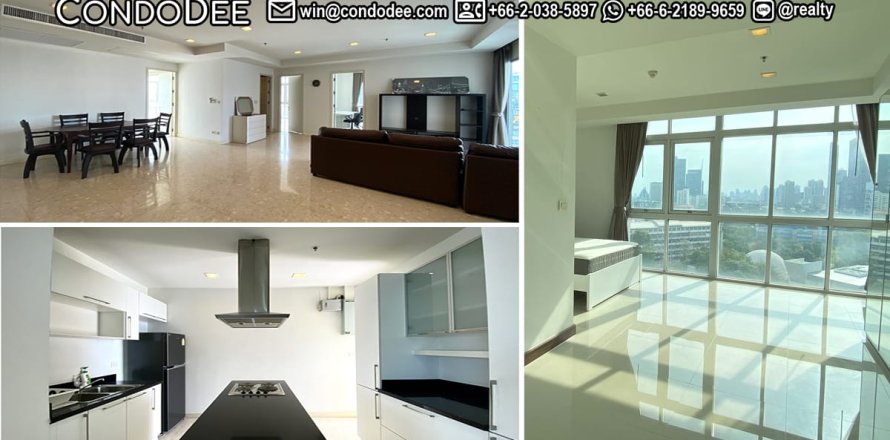 Condo à Khlong Toei, Bangkok, Thaïlande, 3 chambres № 200967