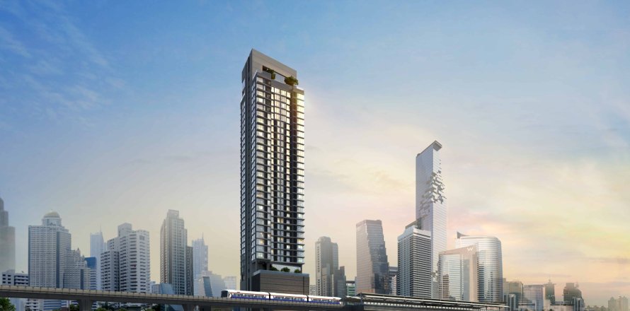 Condo à Bangkok, Thaïlande, 2 chambres  № 166403