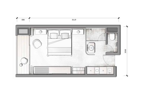 Condo in Kamala, Thailand, 1 bedroom  № 166404 - photo 14