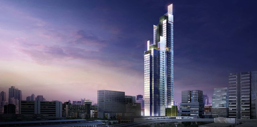 Condo à Bangkok, Thaïlande, 2 chambres  № 166402