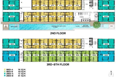 Студия в кондо в Пхукете, Таиланд № 163035 - фото 11