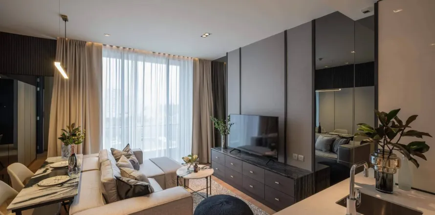 Studio in the Condo in Khlong Toei, Bangkok, Thailand  № 159696