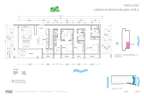 Penthouse à Bang Tao, Thaïlande 3 chambres № 166193 - photo 13