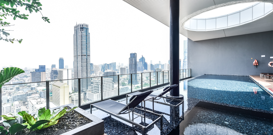 Condo à Bangkok, Thaïlande, 1 chambre № 185567