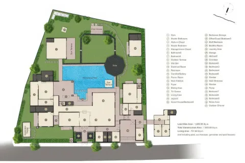 Villa in Pattaya, Thailand 8 bedrooms № 155722 - photo 19