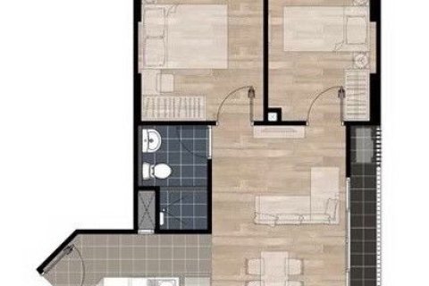 Condo à Bangkok, Thaïlande, 2 chambres  № 171299 - photo 12