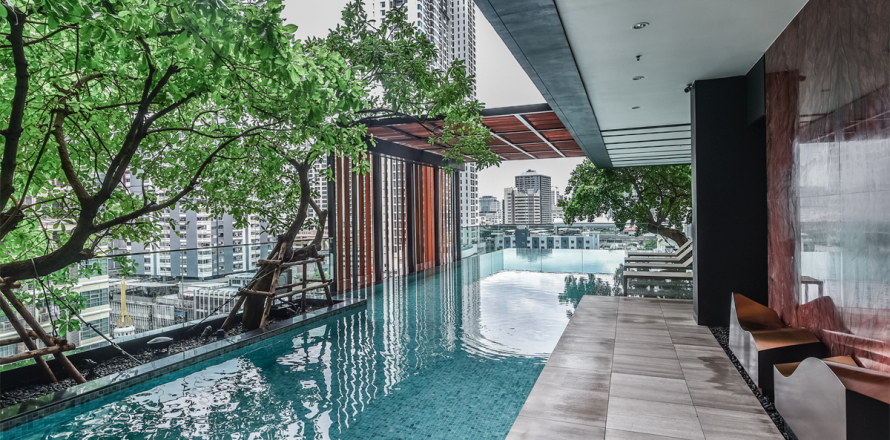 Condo à Bangkok, Thaïlande, 1 chambre № 186308