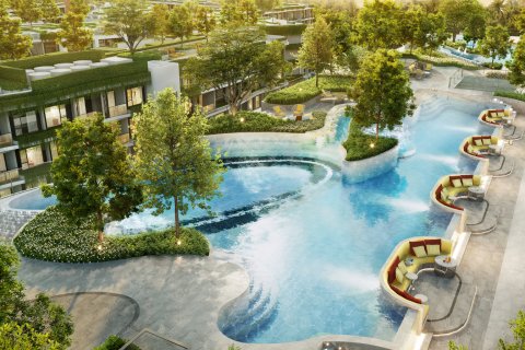 Квартира в Паттайе, Таиланд с 2 комнатами  № 134155 - фото 9