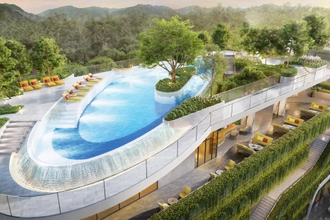 Квартира в Паттайе, Таиланд с 2 комнатами  № 134155 - фото 14