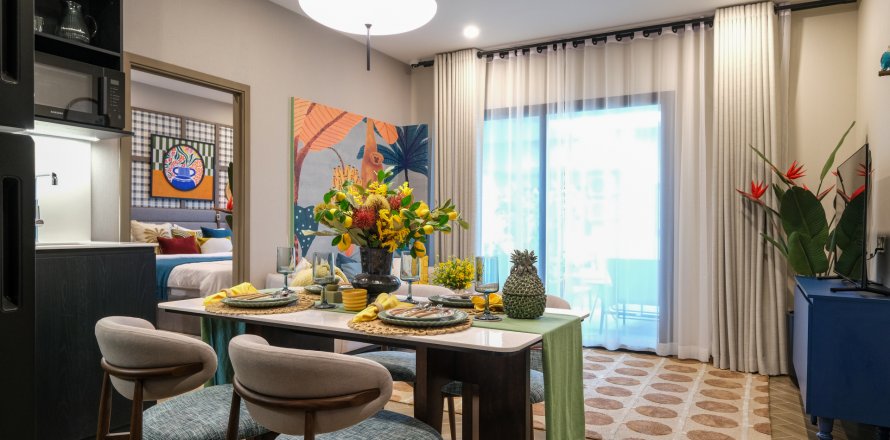 Квартира в Паттайе, Таиланд с 3 комнатами  № 134156