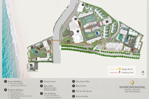 Квартира в Пхукете, Таиланд с 2 спальнями  № 146451 - фото 14