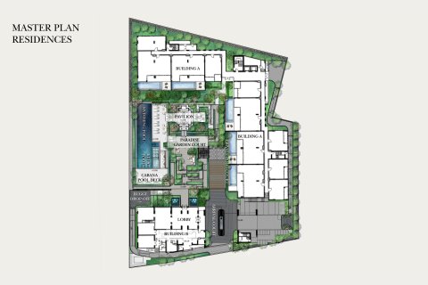 Квартира в Пхукете, Таиланд с 2 спальнями  № 146451 - фото 15