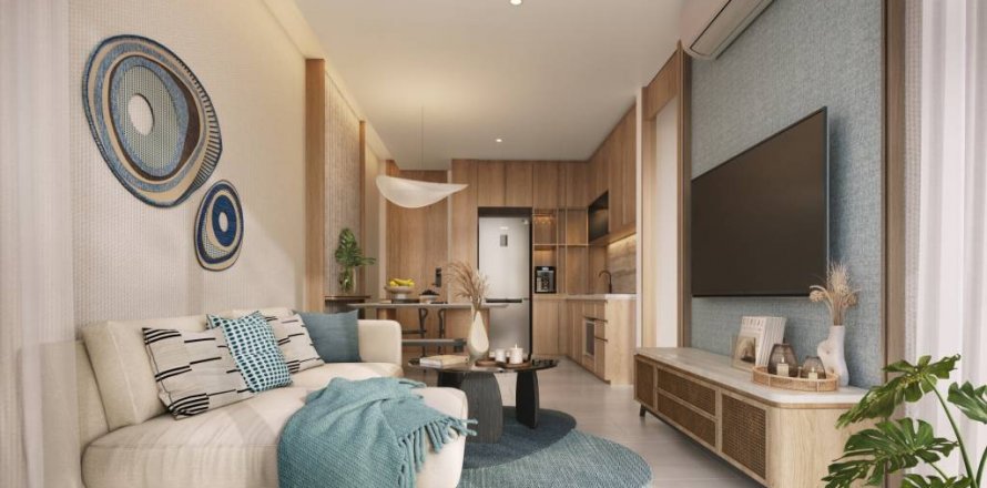 Кондоминиум с 1 спальней в Банг Тао, Таиланд № 117382