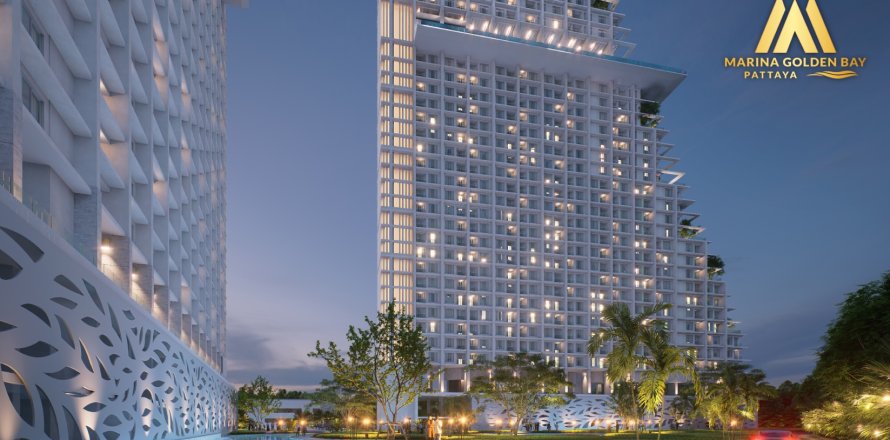 Condo à Pattaya, Thaïlande, 2 chambres  № 166767