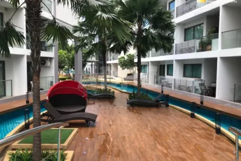 Condominio de 1 dormitorio en Jomtien Beach, Pattaya, Tailandia № 211116 - foto 12