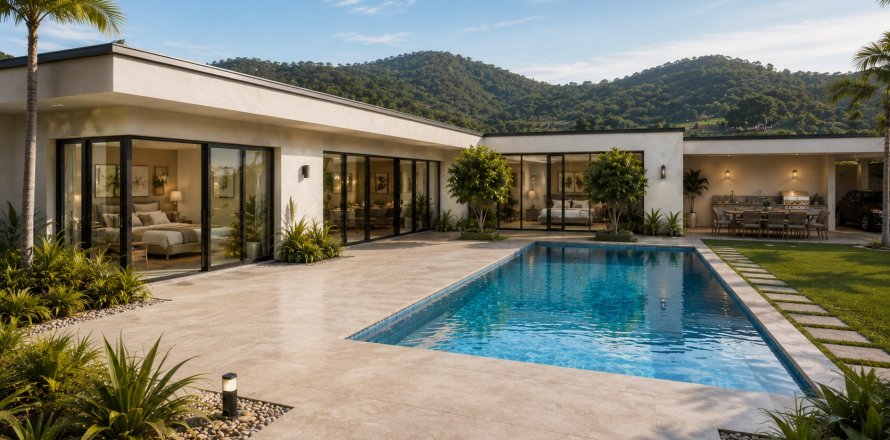 Villa in Cha-am, Thailand 3 Schlafzimmer № 222521