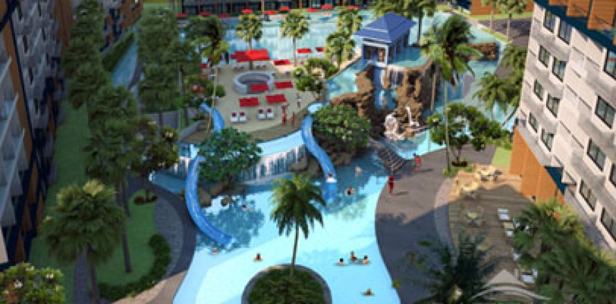Studio dans le Condo sur Jomtien Beach, Pattaya, Thaïlande  № 204492