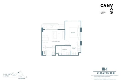 Кондоминиум с 1 спальней в Банг Тао, Таиланд № 165566 - фото 15