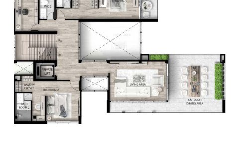 Вилла в Паттайе, Таиланд с 5 спальнями  № 165572 - фото 18